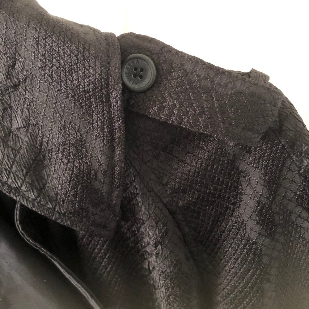ALTUZARRA TARGET BLACK SNAKE TRENCH COAT NWT  S/P - Picture 7 of 8